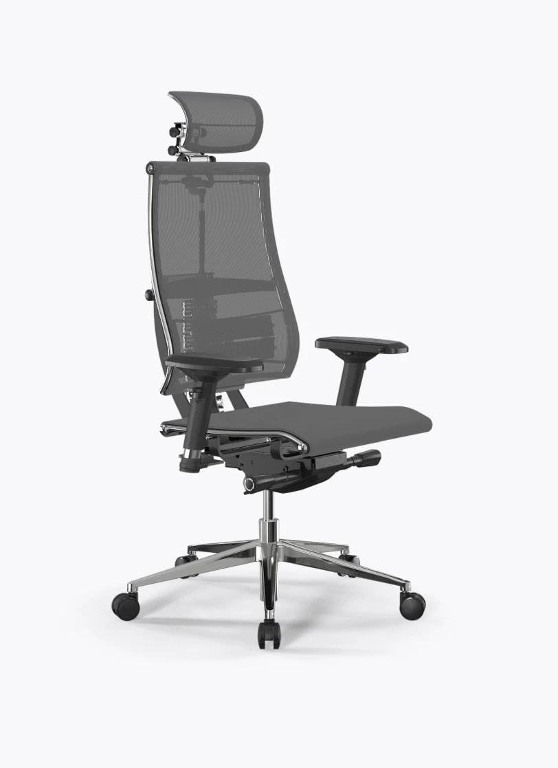 Кресло Метта Y 4D Free B2-5D/0993005 (сетка TS YM93 серая/темно-серая)