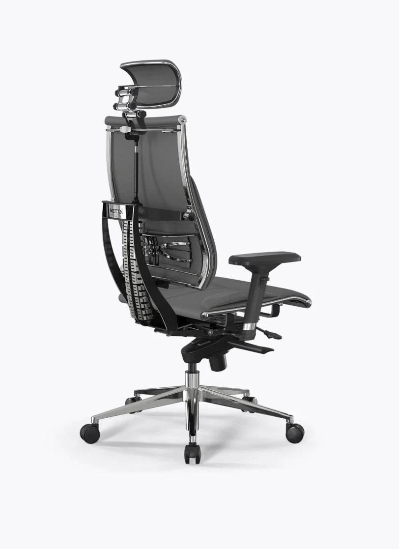 Кресло Метта Y 4D Free L2-10D/1105412 (экокожа Infinity Easy Clean серая)